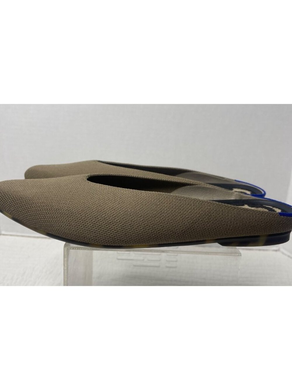 Rothy's Almond Demi Mules Women 10 Portobello Knit Washable Slip-on Flats NWOB - Picture 3 of 9